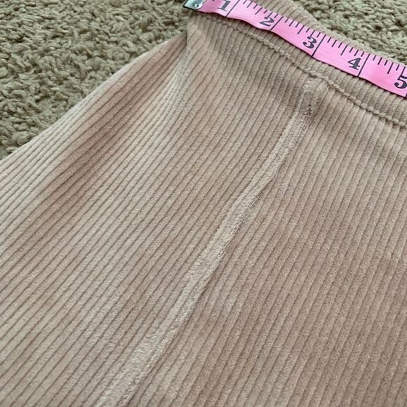 Rewash dusty pink rose ribbed skirt with front buttons size XL - Picture 8 of 8